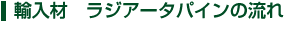 �A���ށ@���W�A�[�^�p�C���̗���